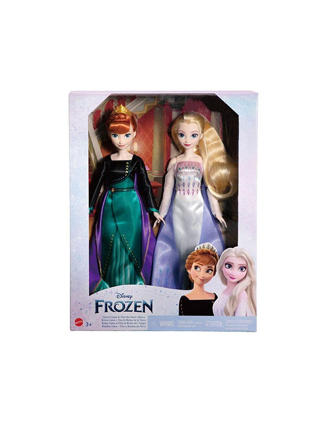 Disney Frozen Renksiz Prensesleri Anna ve Elsa 2li Paket HMK51 - 3