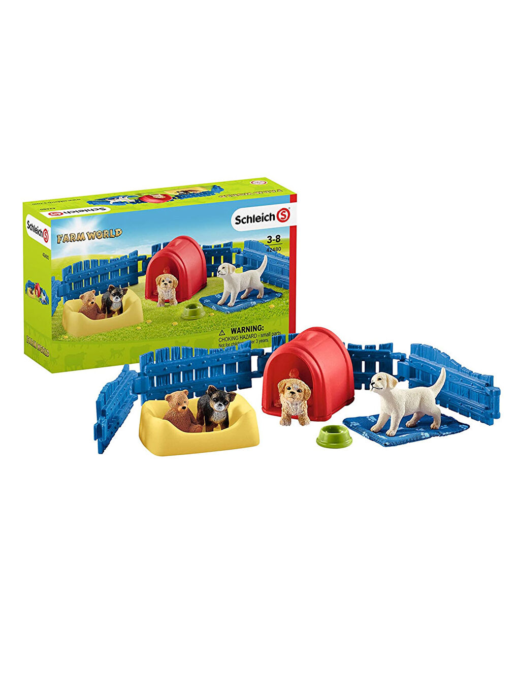 Schleich Renksiz Yavru Köpek Kulübesi 42480 - 7