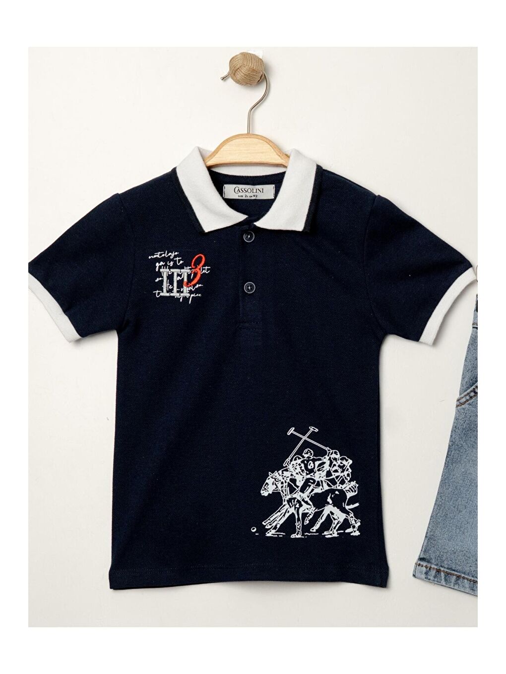 Siyah Tarz Lakos Asker Desenli Belden Ayarlanabilir Kısa Kollu Şortlu 2'li Takım Çocuk ve Bebek Giyim-5