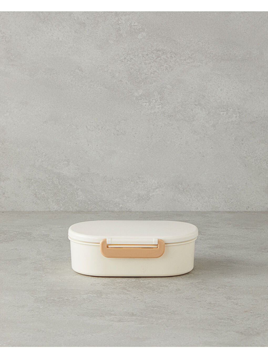 Ekru Frady Plastik Lunch Box Krem