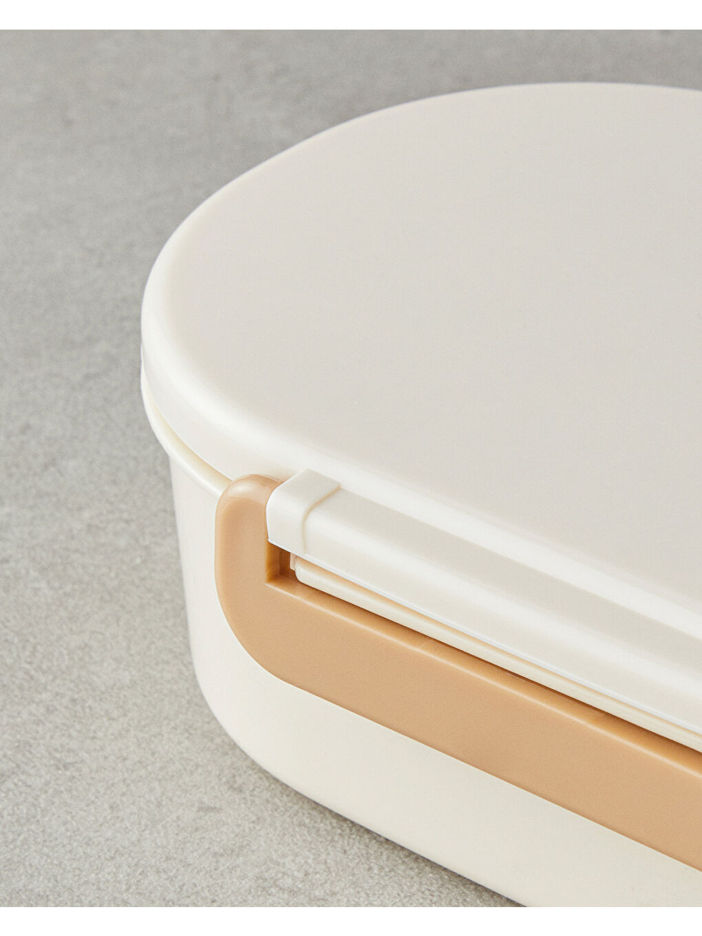 Ekru Frady Plastik Lunch Box Krem-3