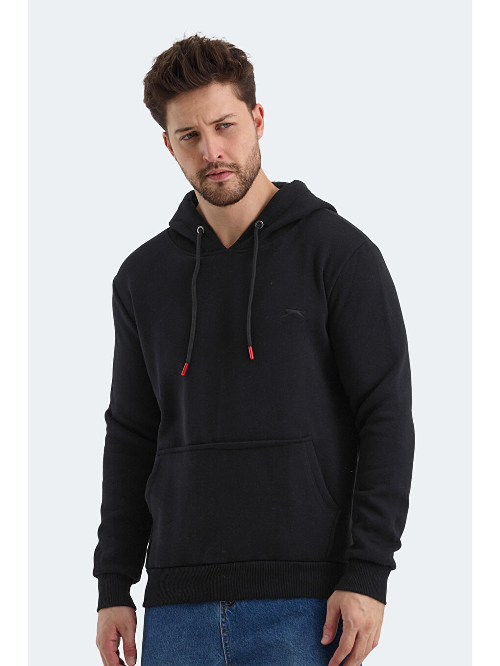 KEANS  Erkek Hoodie Siyah-5