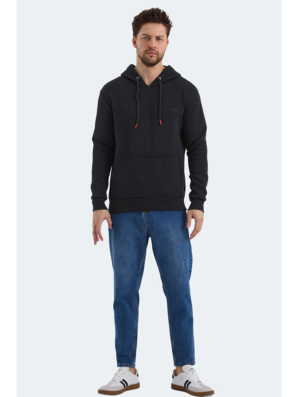 KEANS  Erkek Hoodie Siyah-6