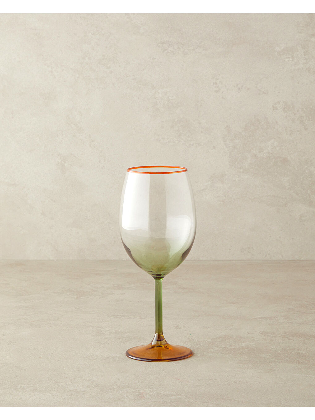 Citrus Cam 3'lü Kadeh Amber-Yeşil-1