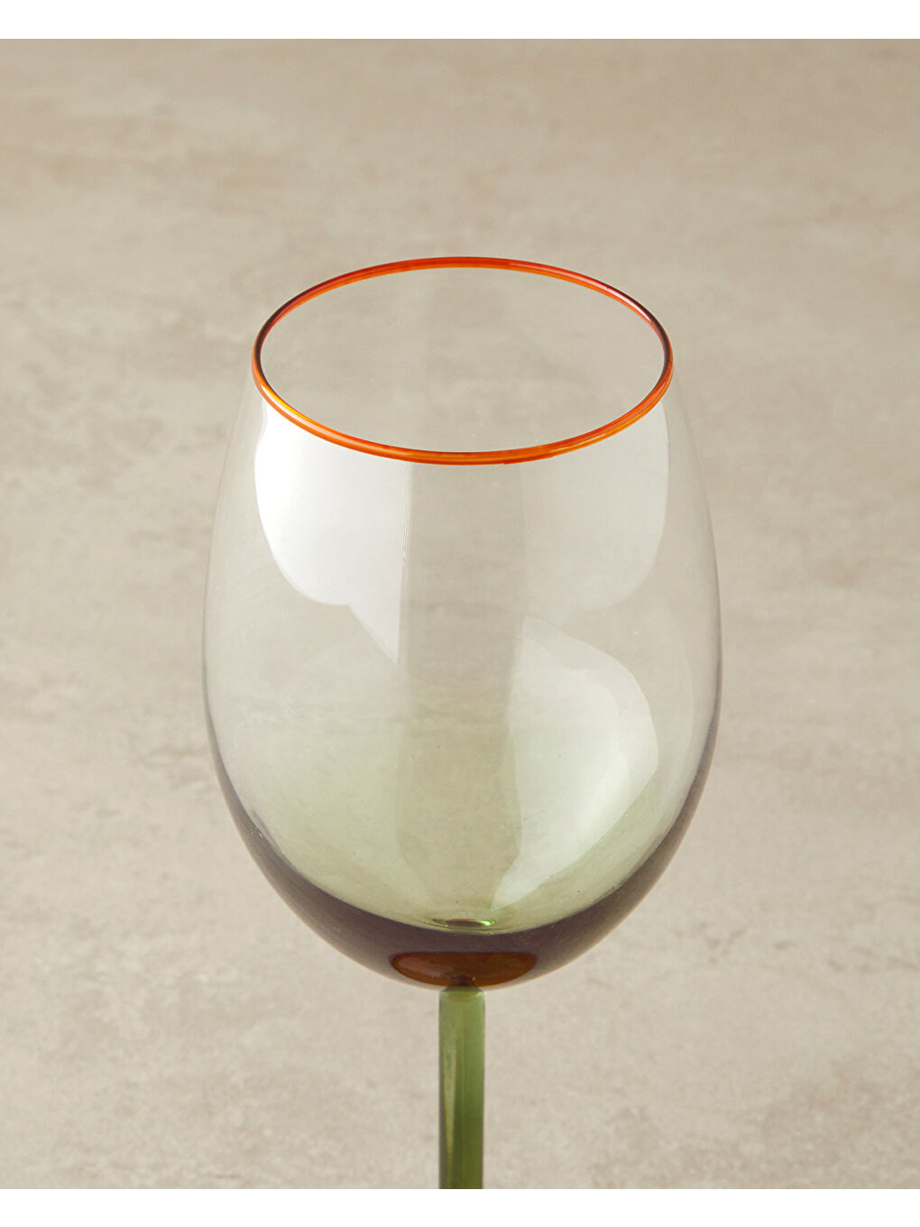 Citrus Cam 3'lü Kadeh Amber-Yeşil-2