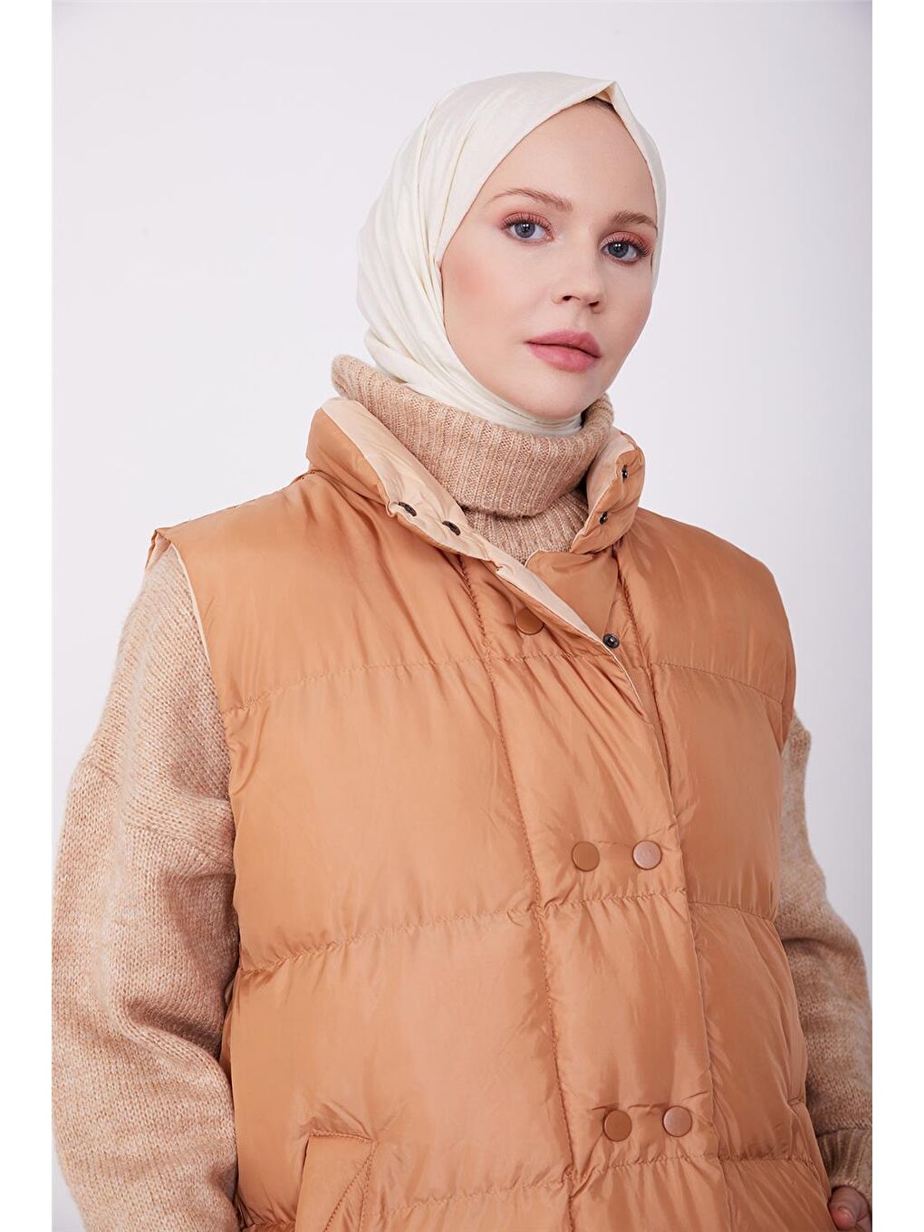 ARMİNE Kahverengi Kapitone 23KD8307 Taba