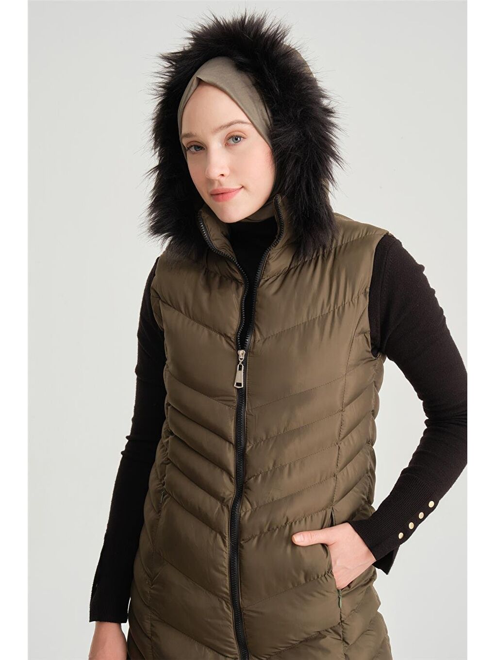 Yeşil Kapitone 23Kd8305 Haki-2