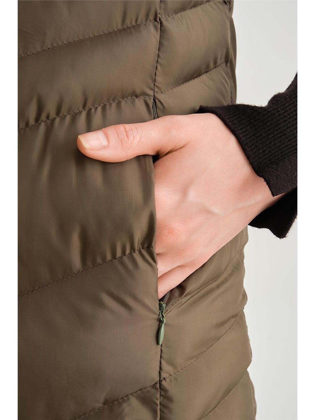 Yeşil Kapitone 23Kd8305 Haki-4