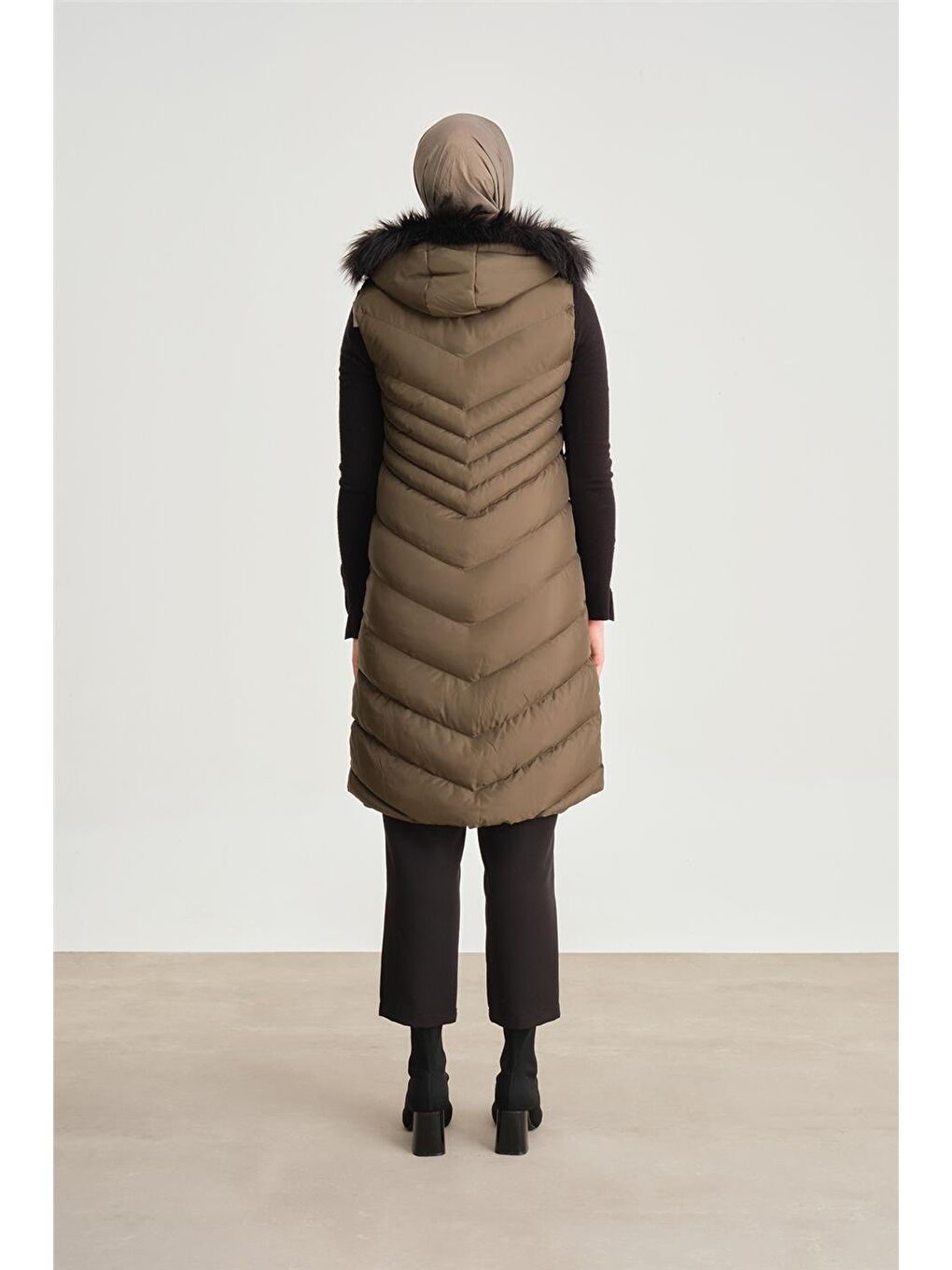 Yeşil Kapitone 23Kd8305 Haki-5