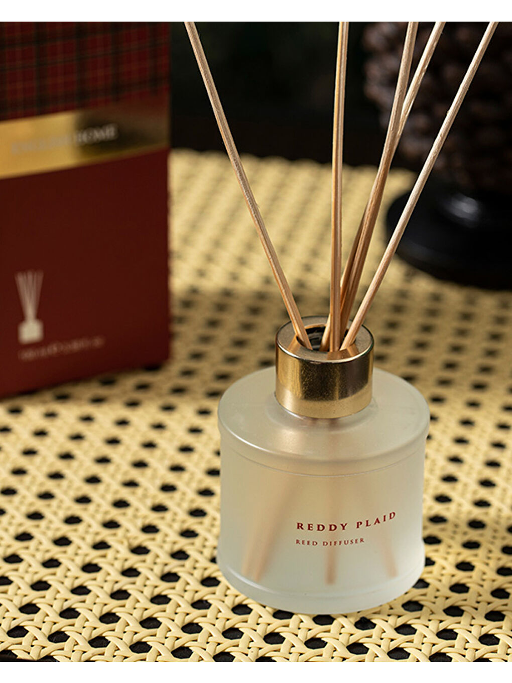 Kırmızı Reddy Plaid Çubuklu Oda Kokusu 100 ml-1