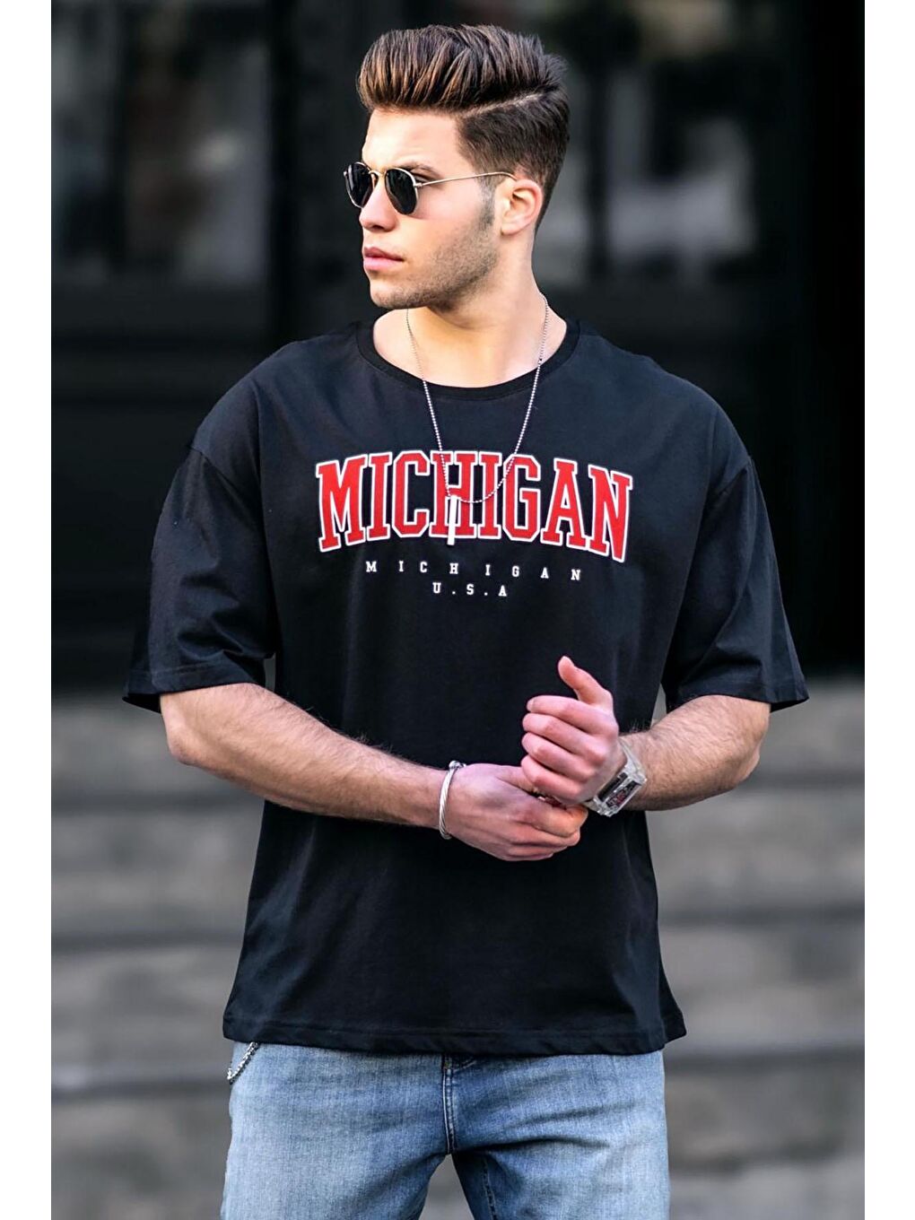 Siyah Erkek Tişört 4957