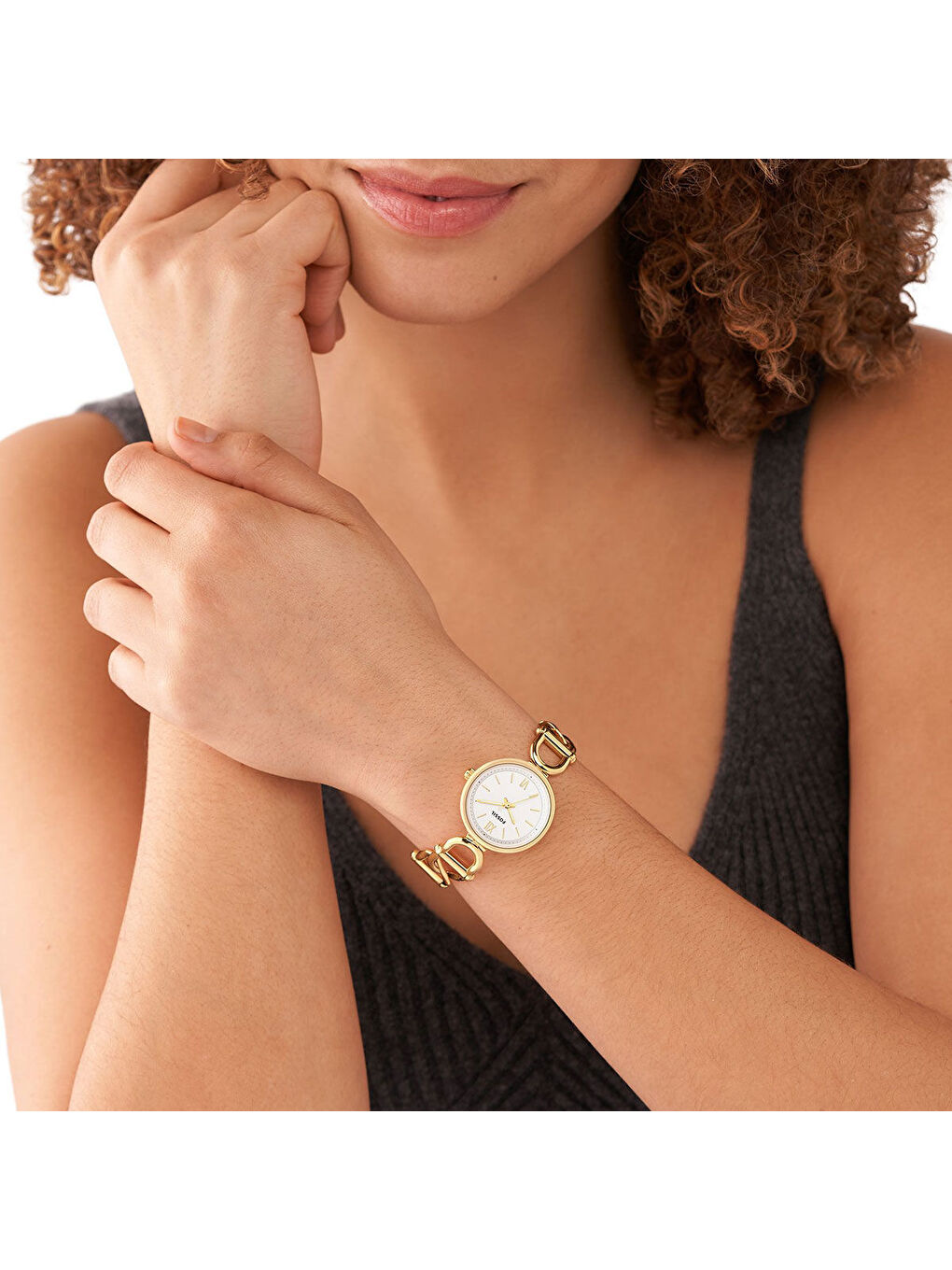 Sarı FES5272 Kadın Kol Saati-3