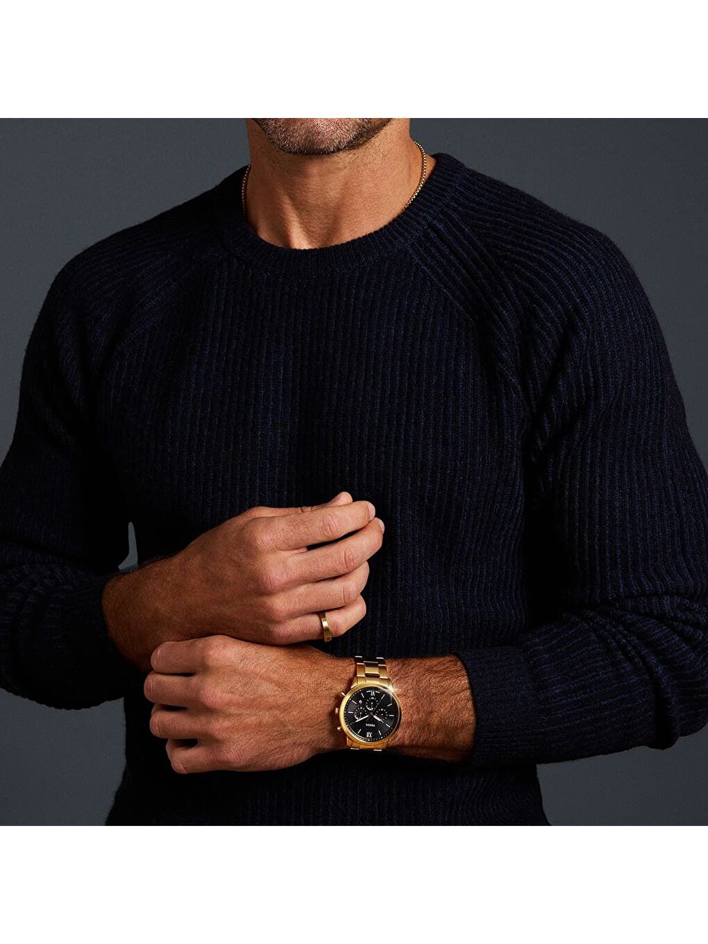 Sarı FFS6093 Erkek Kol Saati-3