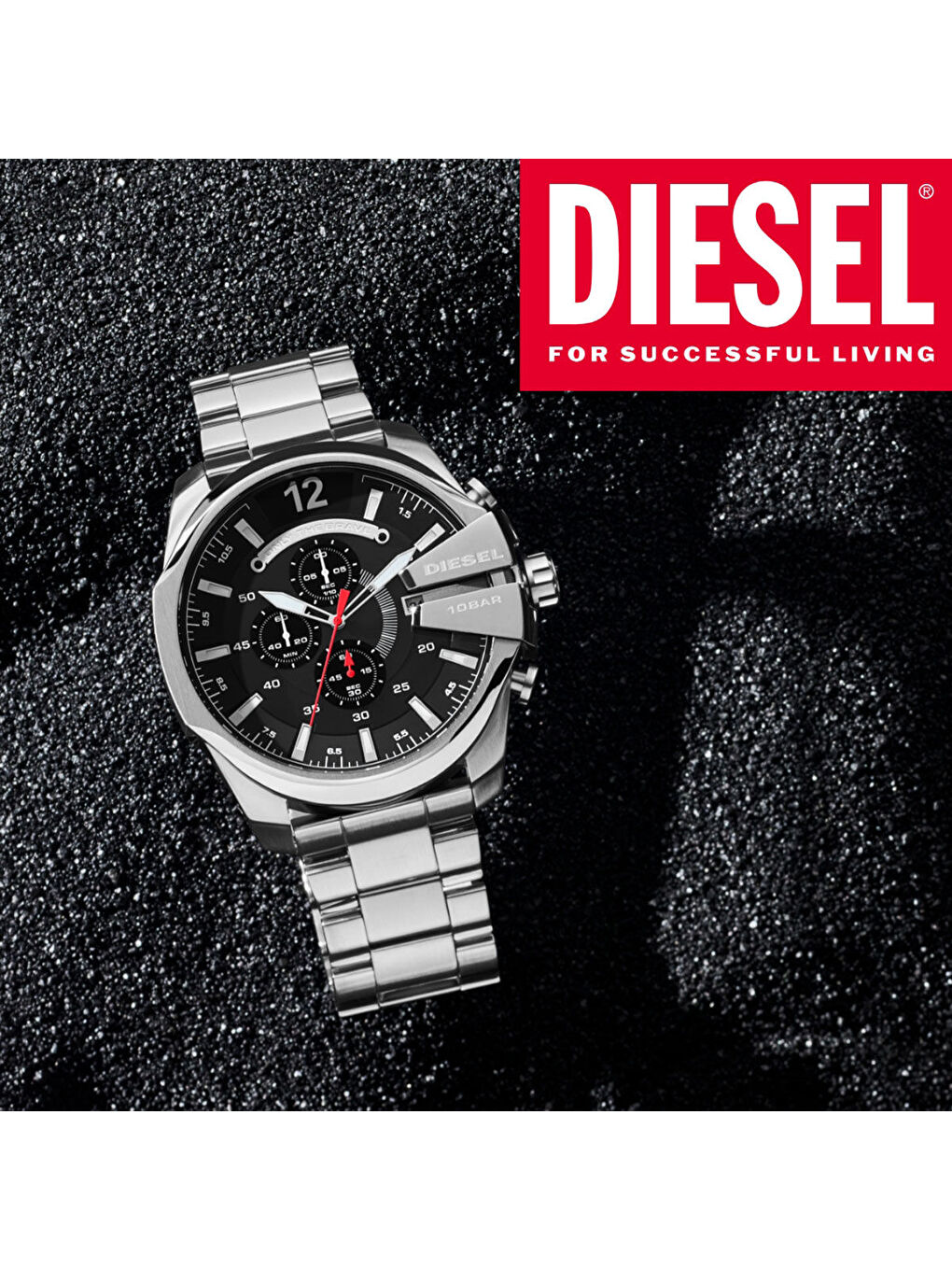 Gri DZ4308 Erkek Kol Saati-3