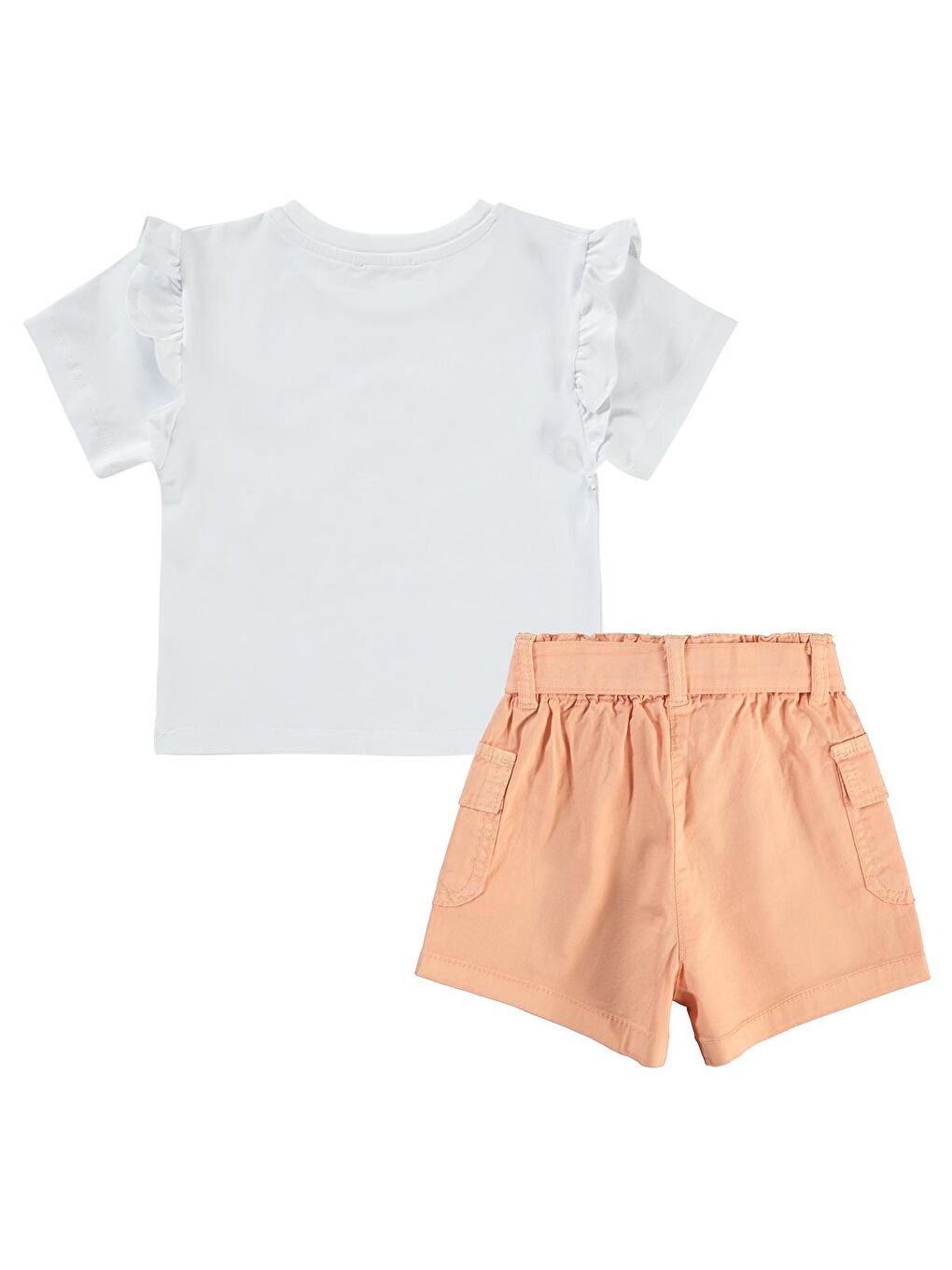 Pembe Girls Kız Çocuk Takım 2-5 Yaş Somon-3