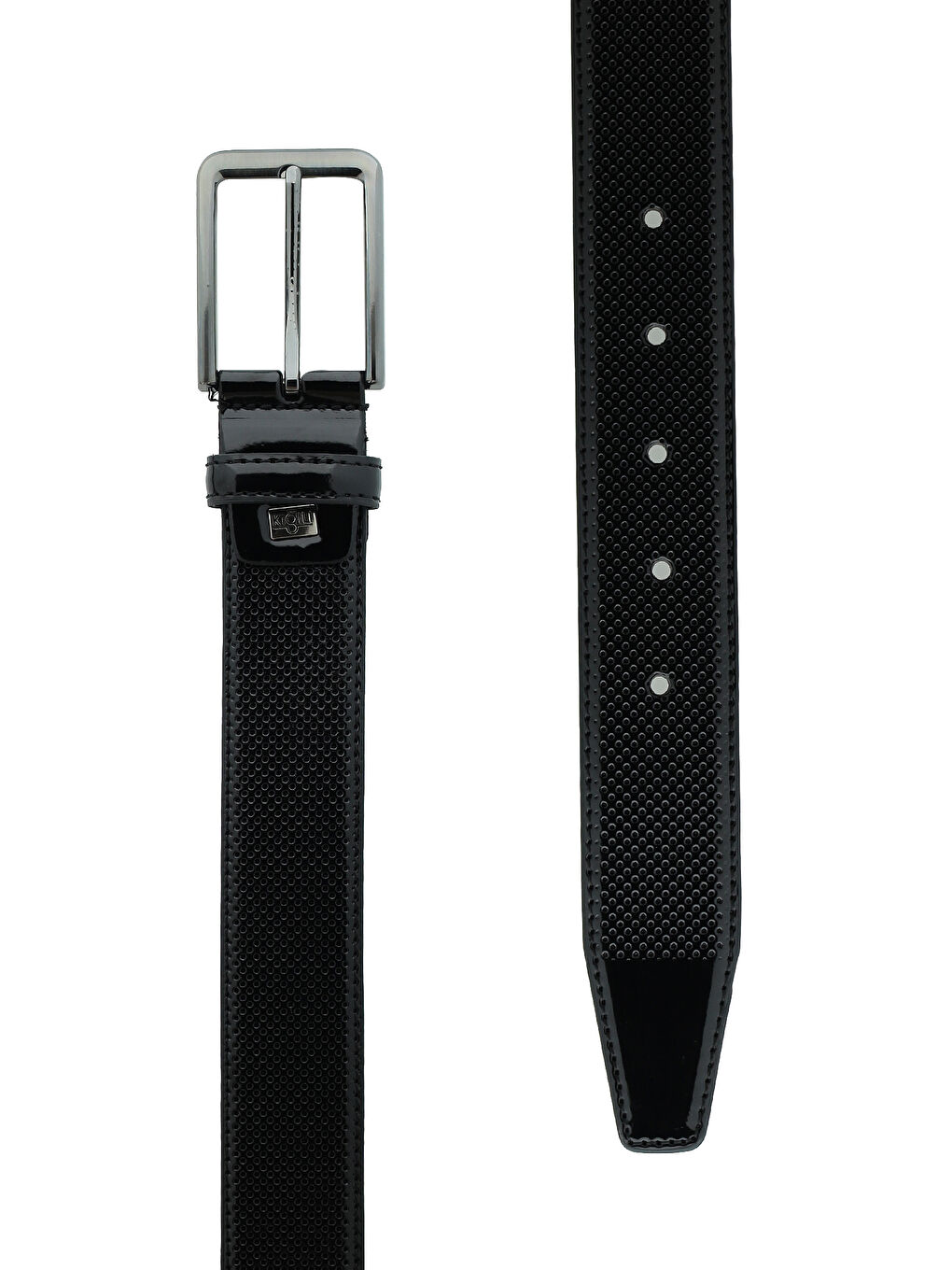 Siyah Klasik Desenli Rugan Kemer-1