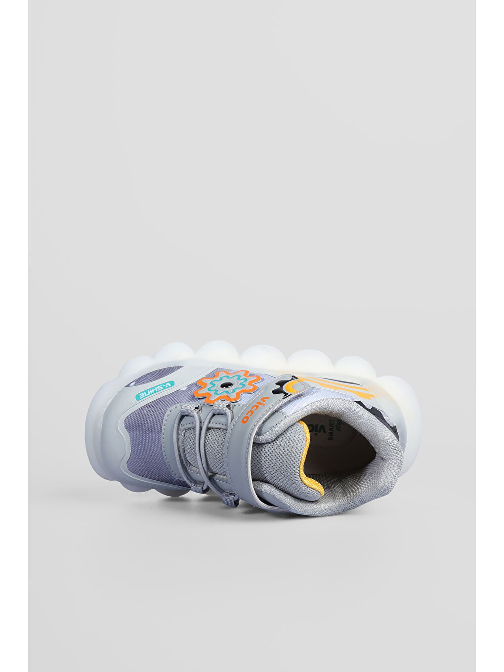 Port Işıklı Erkek Bebek Gri Spor Ayakkabı-2