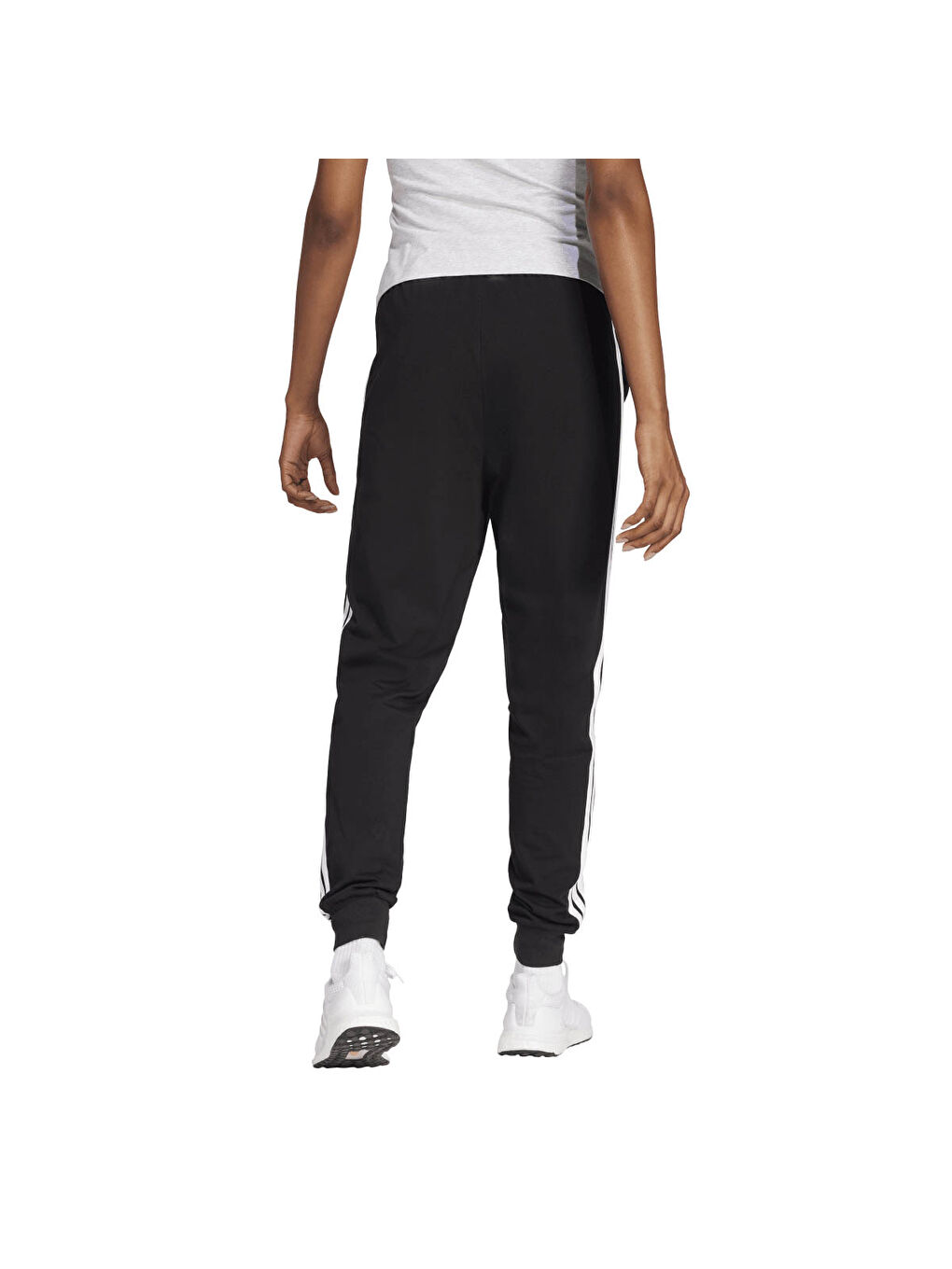 3-Stripes Essentials Kadın Siyah Eşofman Altı-4