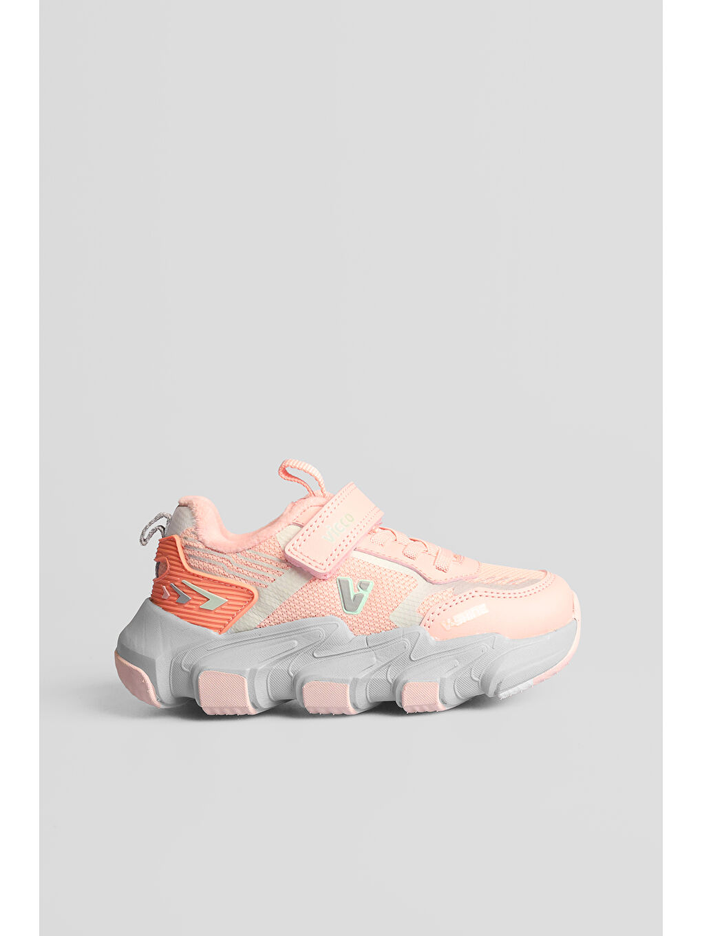 Pembe Space Kürklü Kız Çocuk Pudra Outdoor-2