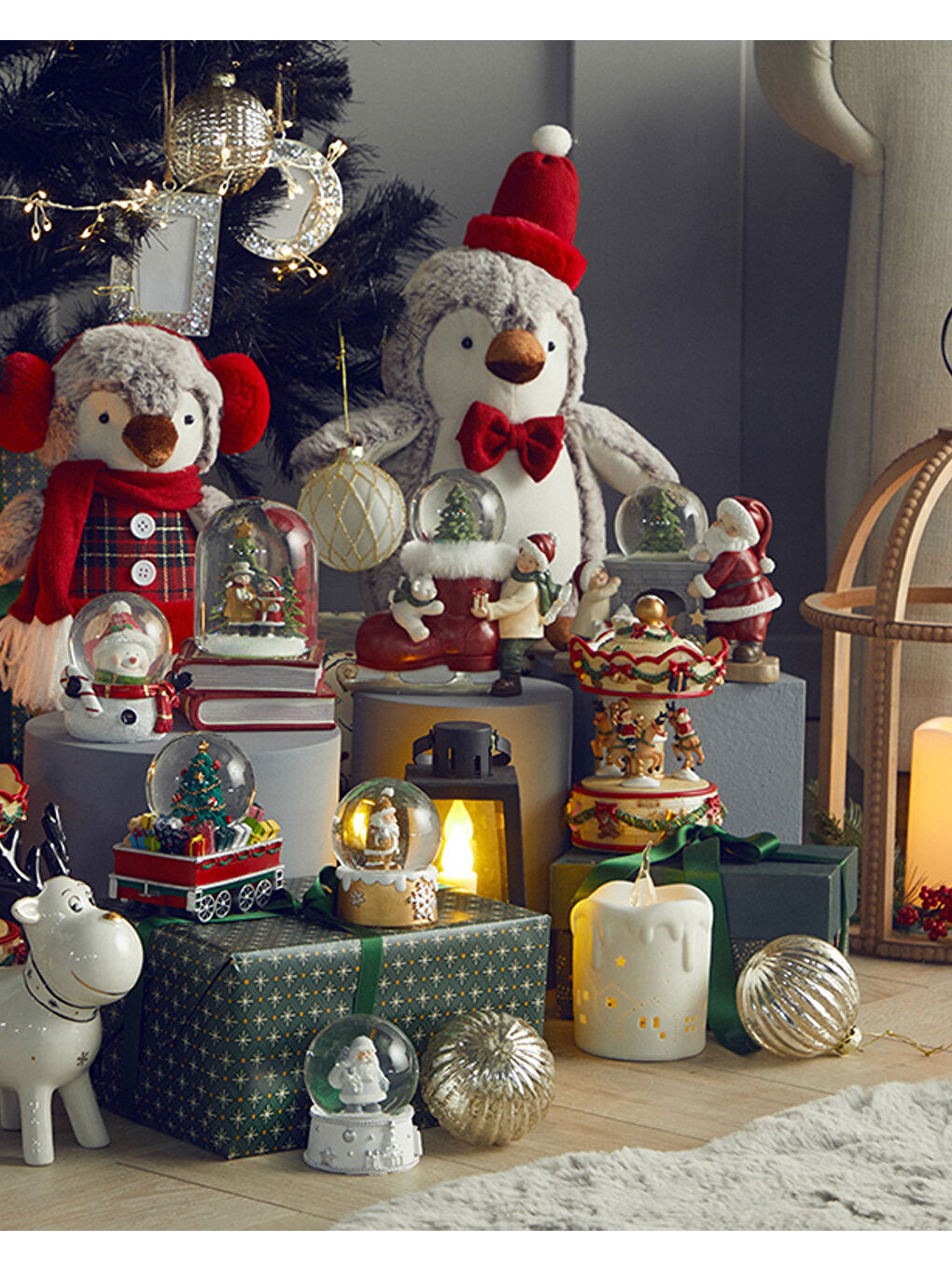 Happy Snowman Yılbaşı Kar Küresi 6,5x8,3x9 cm Beyaz-3