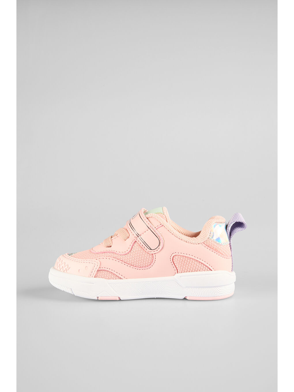 Pembe Repair Baskılı Kız Bebek Pudra Sneaker-1