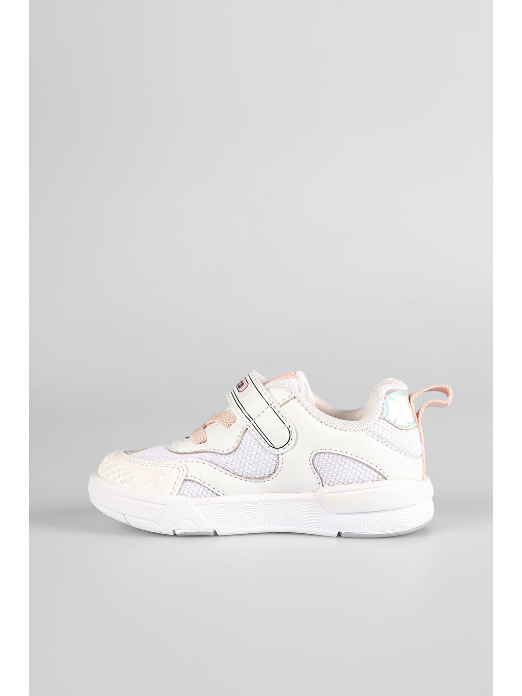 Repair Baskılı Kız Bebek Beyaz/Pudra Sneaker-1