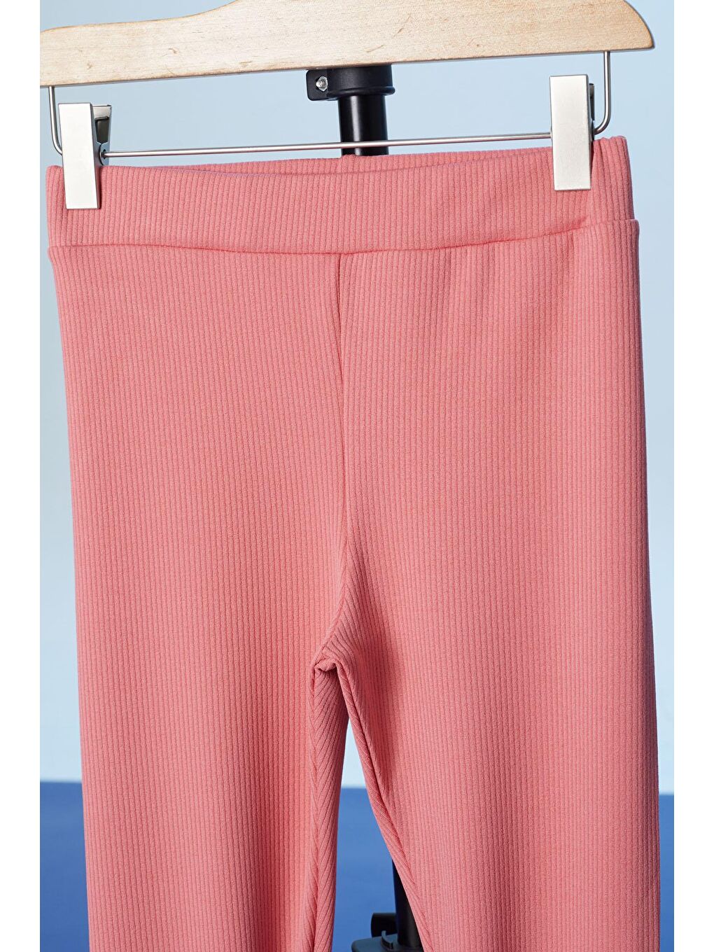 Pembe Somon Cupcake Nakışlı Fitilli Kız Çocuk Tayt-1