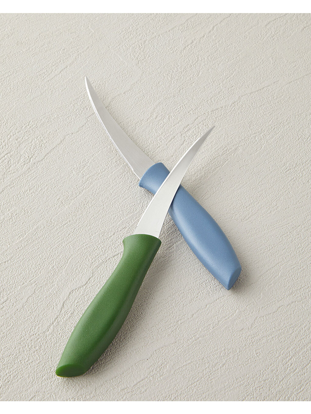 Jessica Çelik 2'li Sebze Bıçak 20,5 cm Mavi-yeşil-2