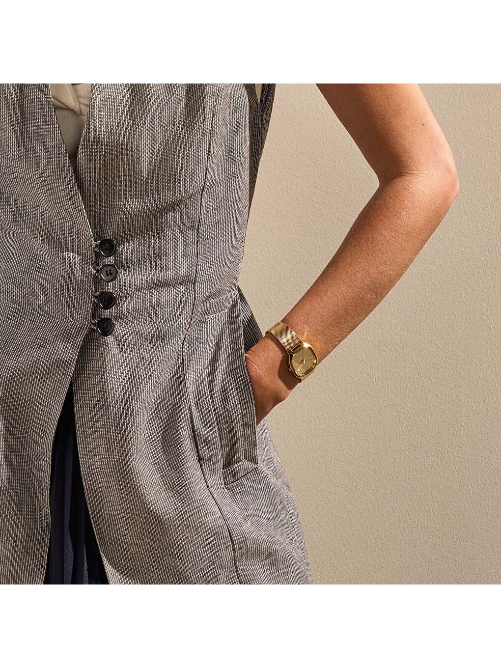 Sarı SKW3164 Kadın Kol Saati-3