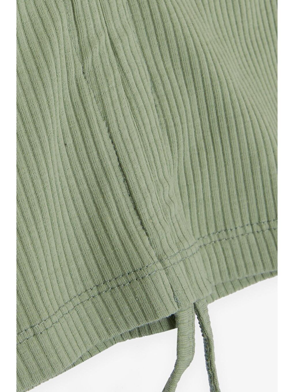 Turkuaz Kız Çocuk İspanyol Paça Taytlı Crop Takım Mint Yeşili (5-10 Yaş)-5