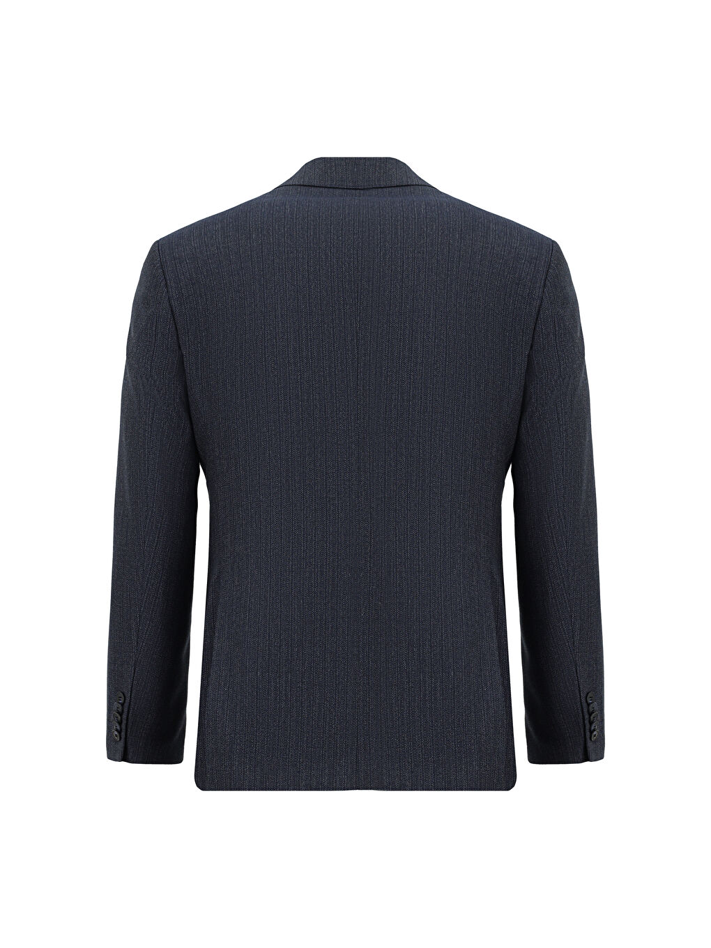 Lacivert Slim Fit Dar Kesim Kombinli Yelekli Takım Elbise-2