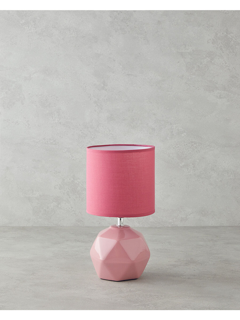 English Home Pembe Cubic Abajur 30 cm Pudra