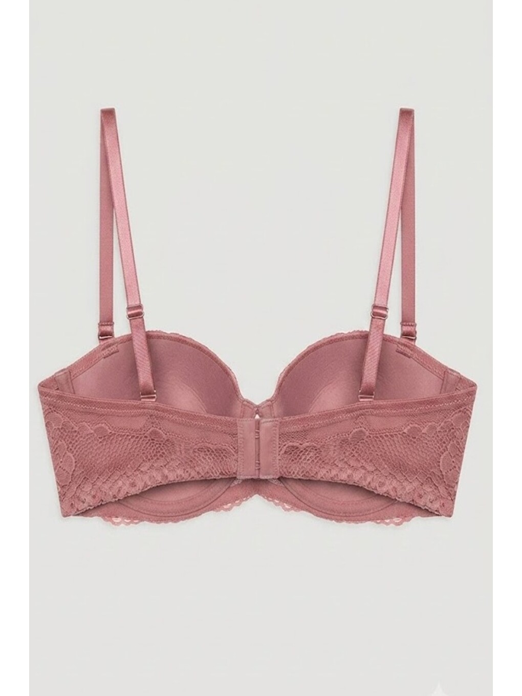 Pembe Lotus Desteksiz Sütyen C13018 Gül Kurusu-1