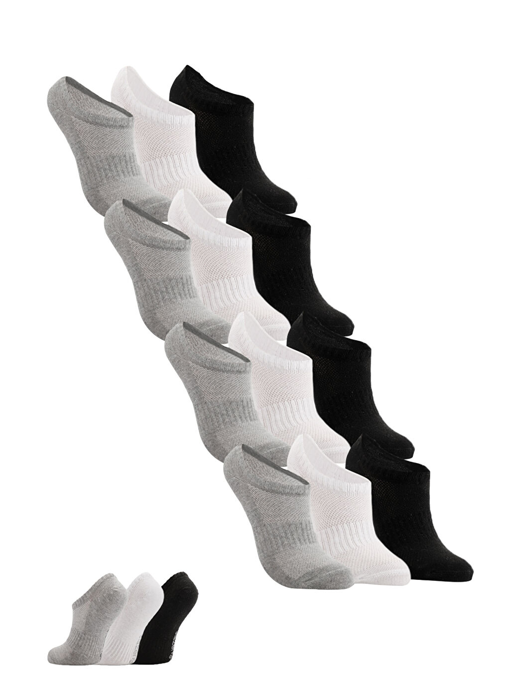 JAKE 12 li Set Kadın  Karışık Çorap