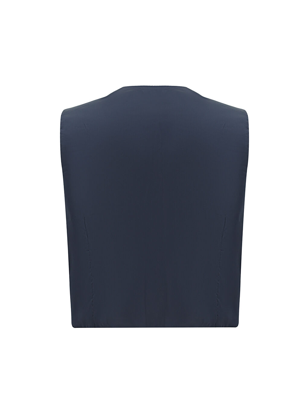 Lacivert Slim Fit Dar Kesim Kombinli Yelekli Takım Elbise-7