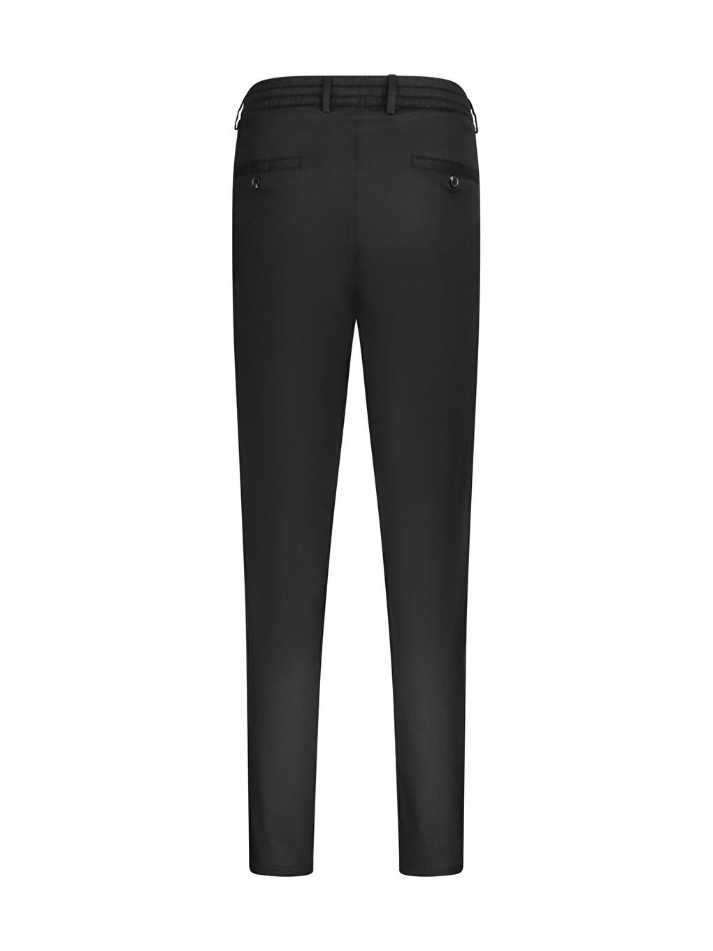 Siyah Yandan Cepli Jogger Pantolon-1