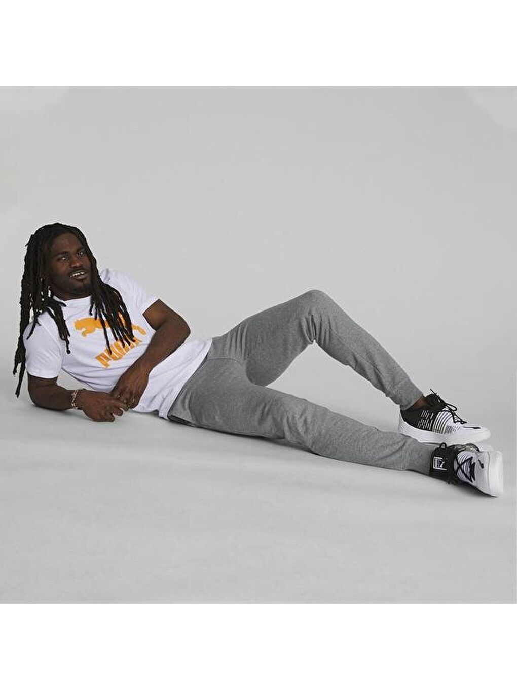 Classics Cuff Erkek Gri Eşofman Altı-3