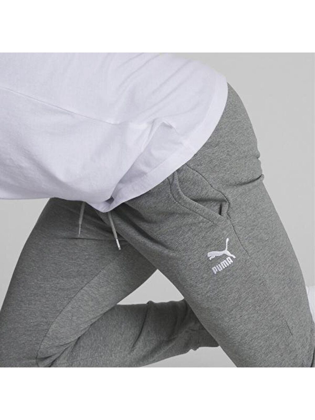 Classics Cuff Erkek Gri Eşofman Altı-4