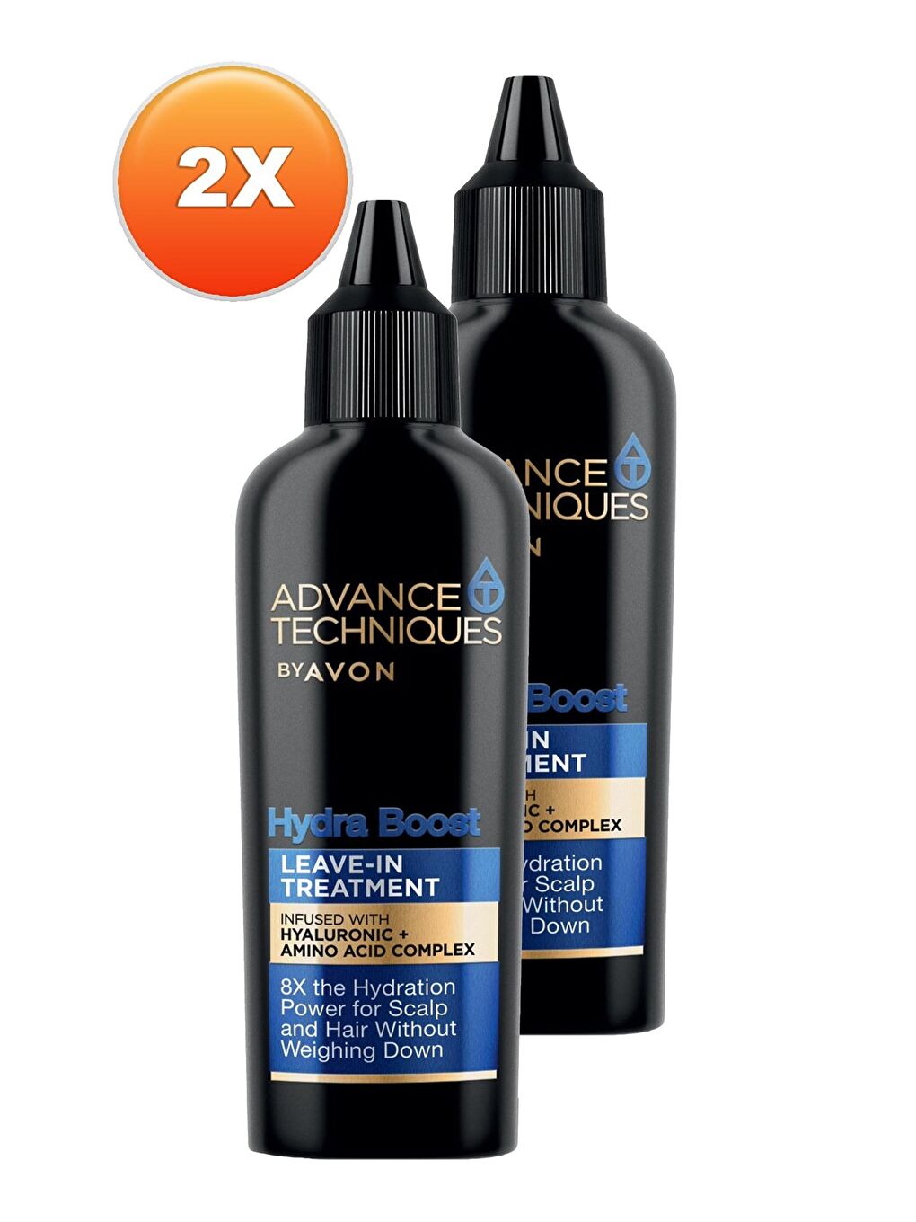 AVON Advance Techniques Hydra Boost Nemlendirici Durulanmayan Saç Bakım Kremi 50 Ml. İkili Set - 1