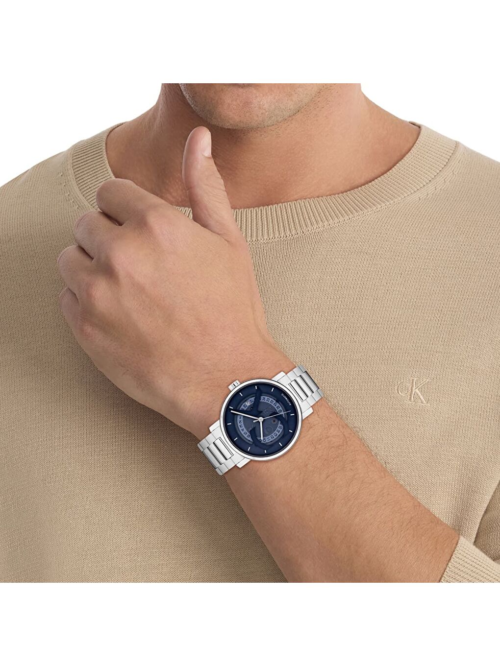 Gri CK25300019 Erkek Kol Saati-3