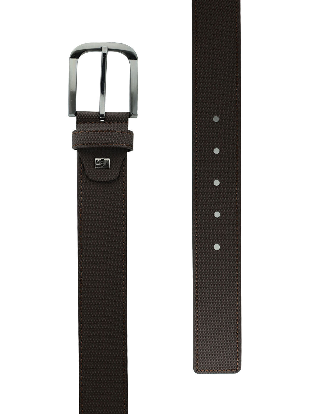 Kahverengi Spor Desenli Kemer-1