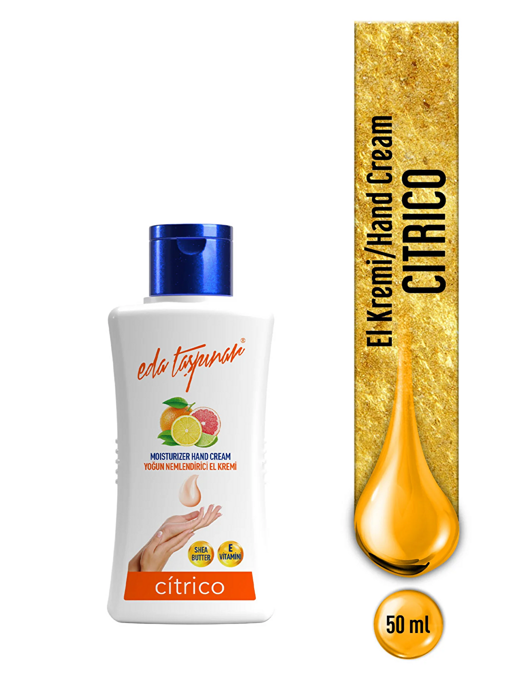 Citrico El Kremi Yoğun Nemlendirici , Yumuşak Cilt , Nemlendirici Bakım - 50ML (EGY0037)