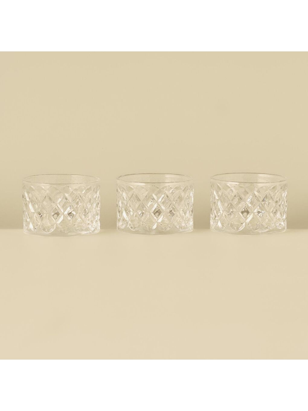 Renksiz Karmen Çerezlik 3'lü Naturel-1