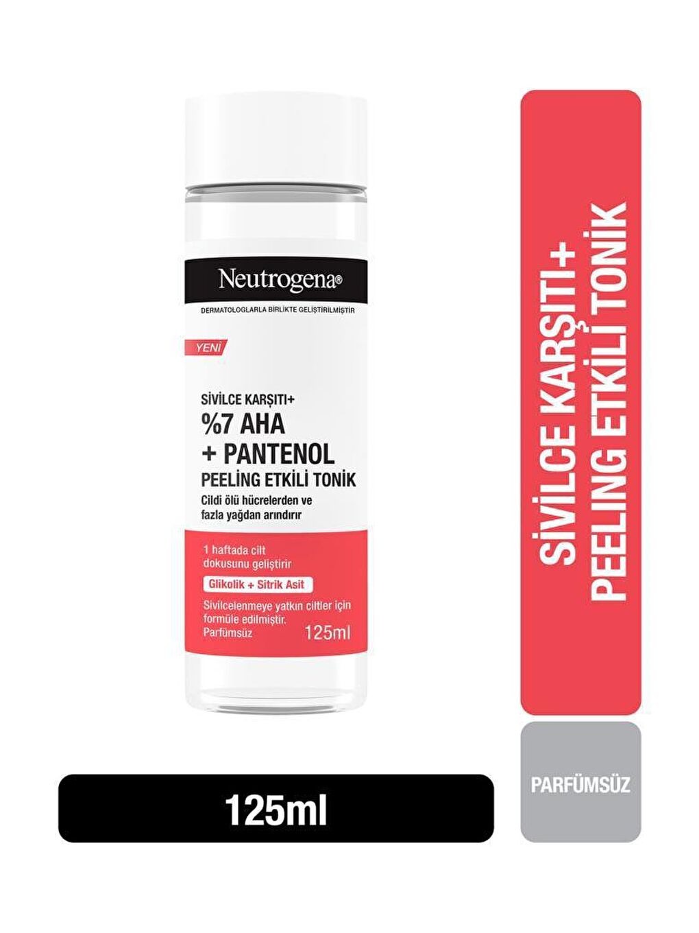 Neutrogena Renksiz Sivilce Karşıtı Plus Peeling Etkili Tonik