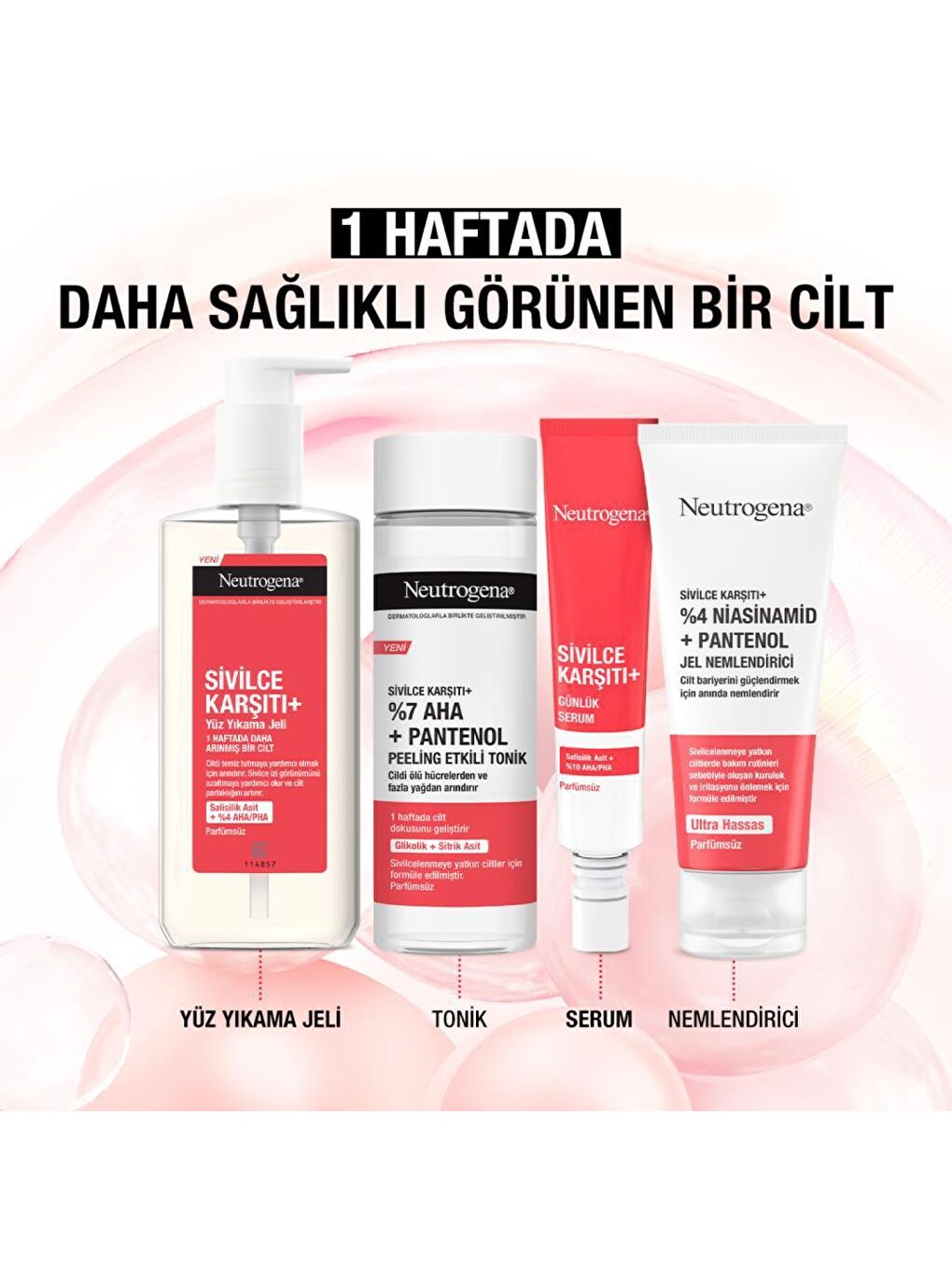 Neutrogena Renksiz Sivilce Karşıtı Plus Peeling Etkili Tonik - 7