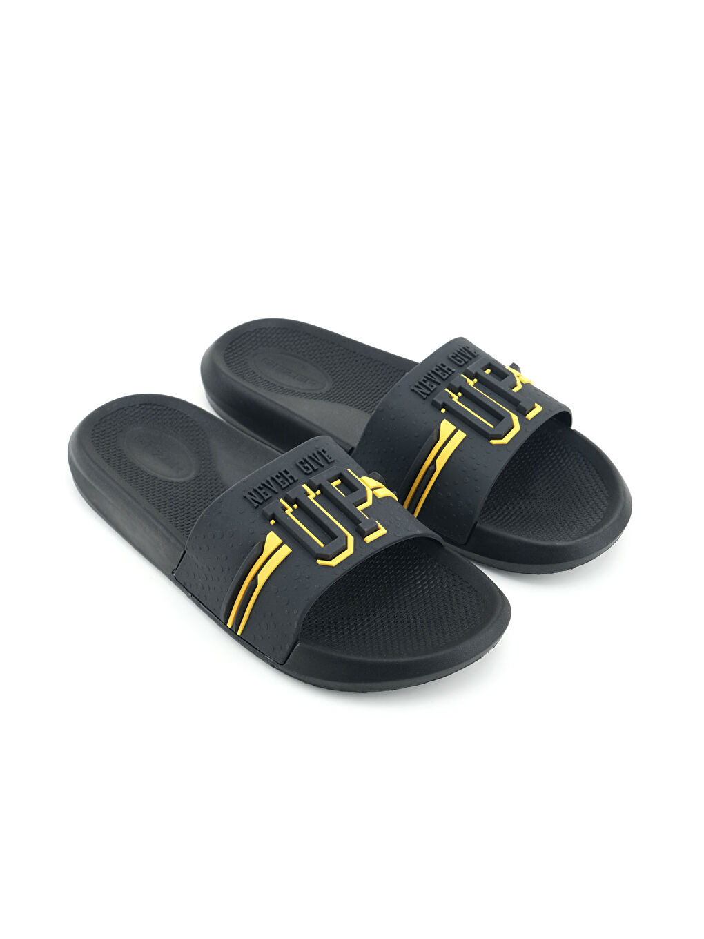 Siyah Erkek Yazlık PU Islak Zemine Uygun Ev Banyo Bahçe Havuz Terlik-2