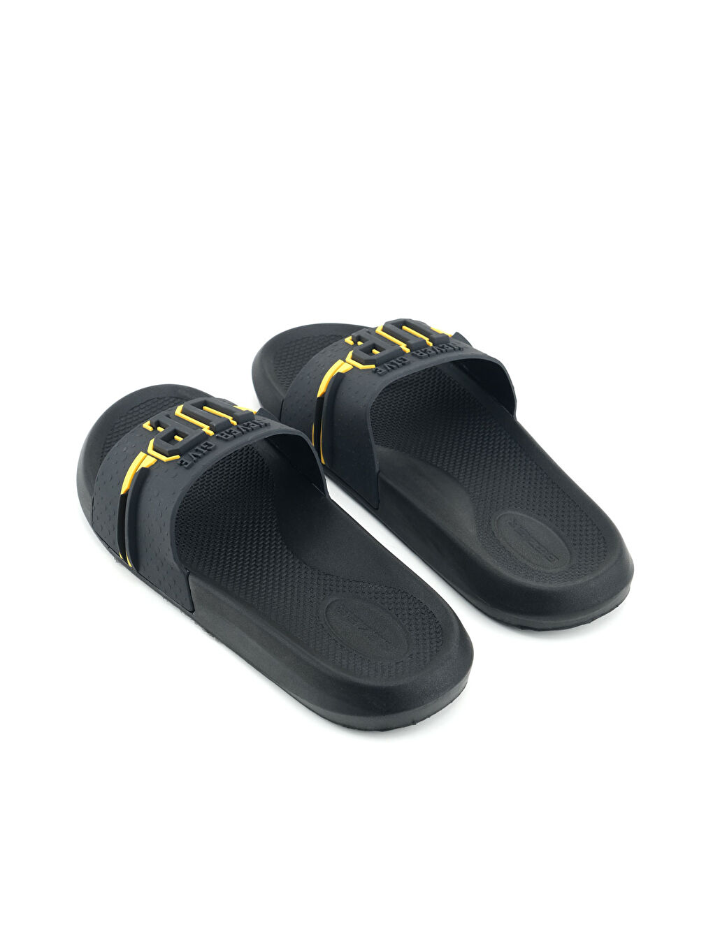 Siyah Erkek Yazlık PU Islak Zemine Uygun Ev Banyo Bahçe Havuz Terlik-3