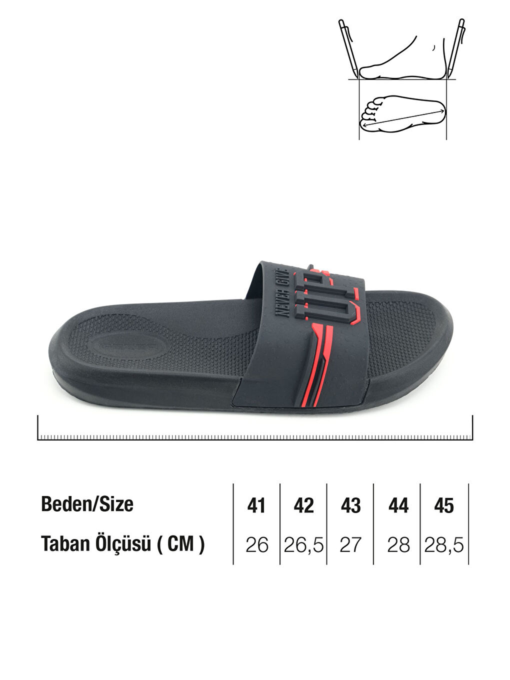 Siyah Erkek Yazlık PU Islak Zemine Uygun Ev Banyo Bahçe Havuz Terlik-1