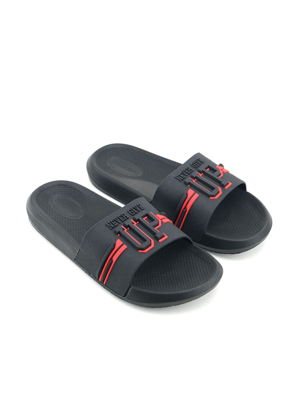 Siyah Erkek Yazlık PU Islak Zemine Uygun Ev Banyo Bahçe Havuz Terlik-2