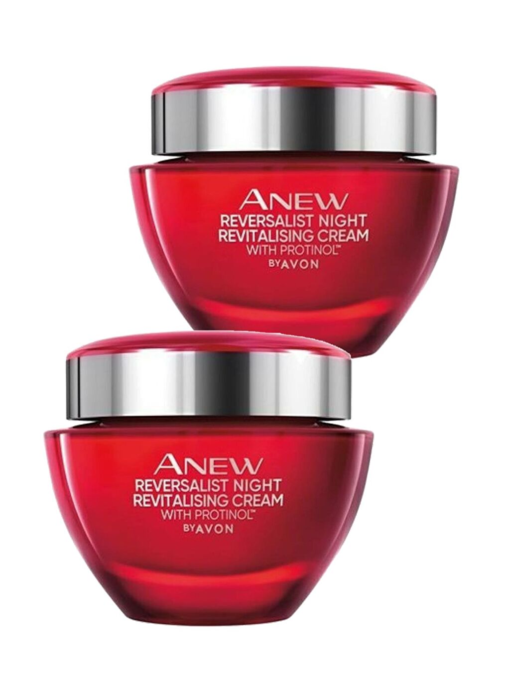 AVON Renksiz Anew Reversalist Yenileyici Gece Yüz Kremi 50 Ml. İkili Set